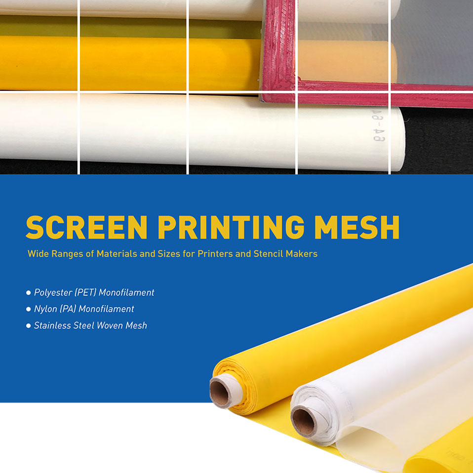 Commercial Fabric Printing - 127 ซม.ความกว้าง 24T-80T โพลีเอสเตอร์กรองตาข่ายสกรีนสีขาวผ้าไหมหน้าจอการพิมพ์ตาข่ายผ้างานฝีมือ DIY กรองสุทธิสิ่งทอ