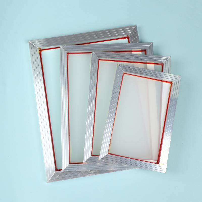 Commercial Printing Business - กรอบอลูมิเนียมสำหรับพิมพ์ซิลค์สกรีนเสื้อยืด DIY ธุรกิจในบ้าน ตาข่ายความแม่นยำสูง ทนทาน ใช้งานได้ยาวนาน