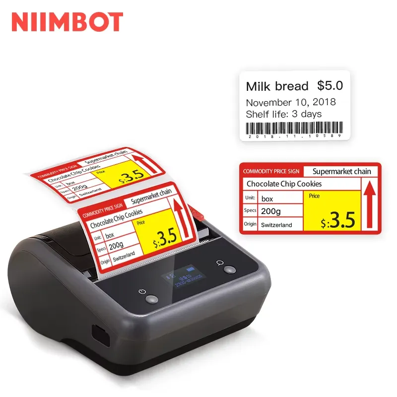 เครื่องพิมพ์ฉลากความร้อนแบบพกพ - Commercial Printing Logo บทวิจารณ์และราคา