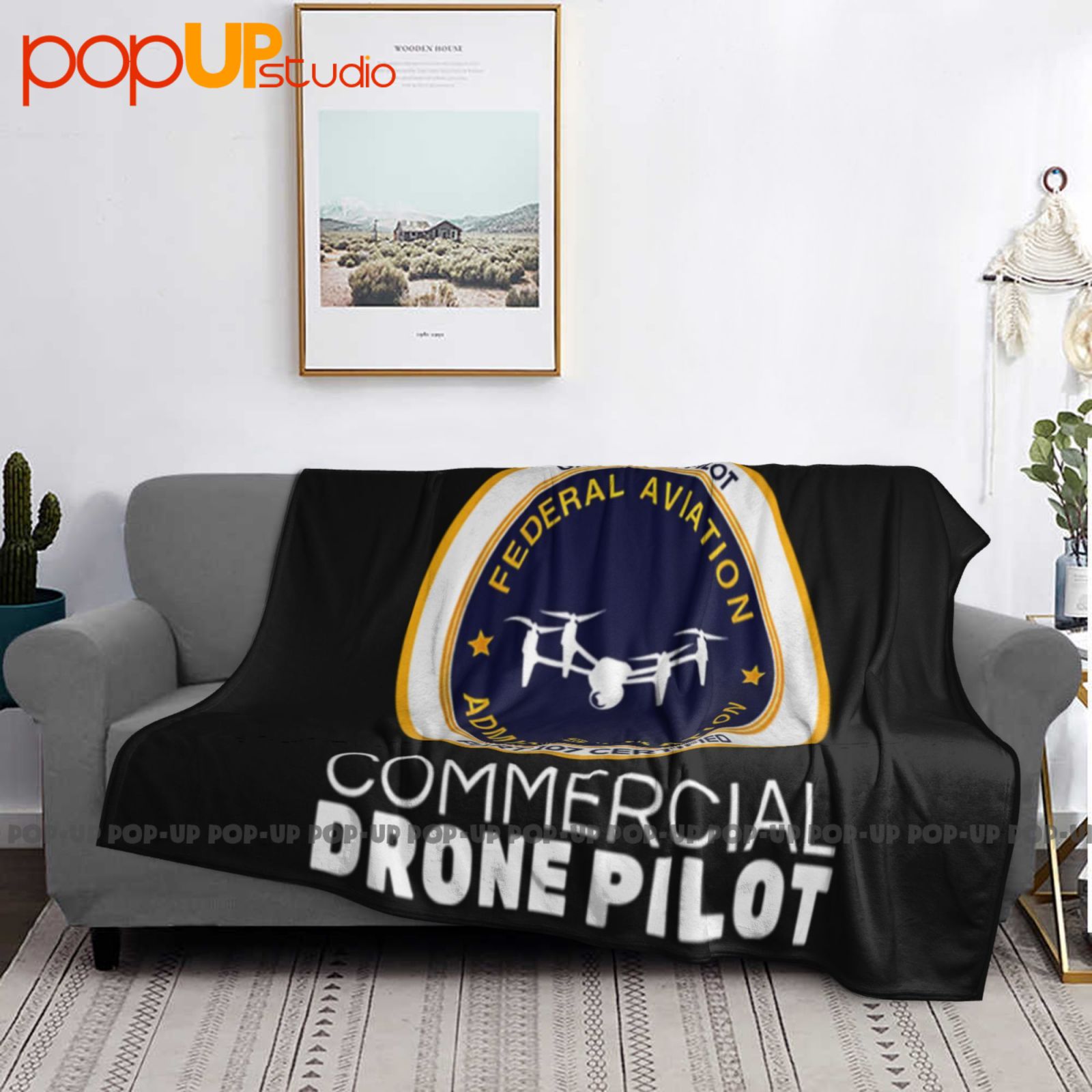 ผ้าห่มนุ่มพิเศษสำหรับนักบินโดร - Commercial Fabric Printing บทวิจารณ์และราคา