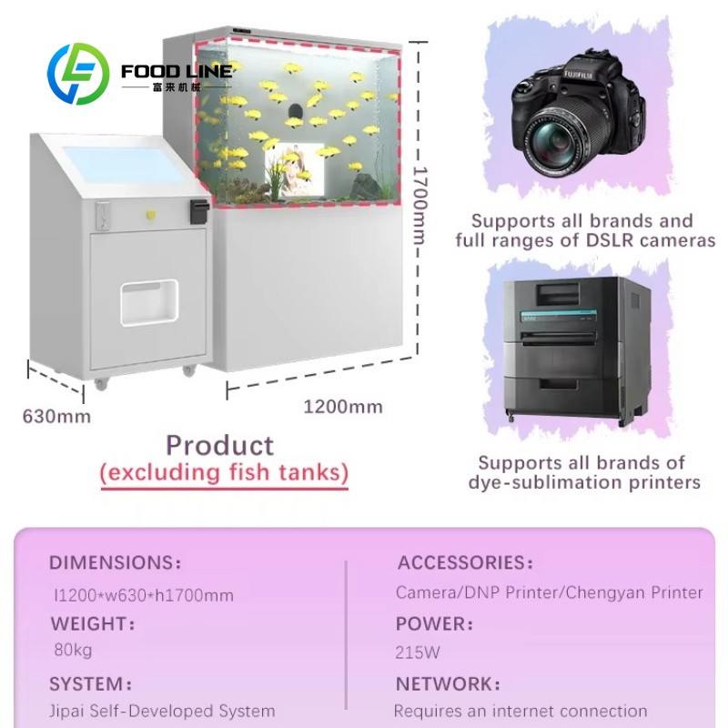 ตู้ถ่ายภาพอัตโนมัติ AI แบบกำหน - Commercial Printing Business บทวิจารณ์และราคา
