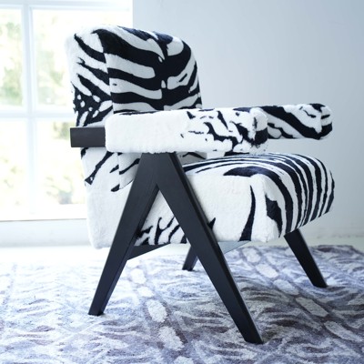 เก้าอี้พักผ่อนลายวัว แบบมีปีกห - Commercial Fabric Printing บทวิจารณ์และราคา